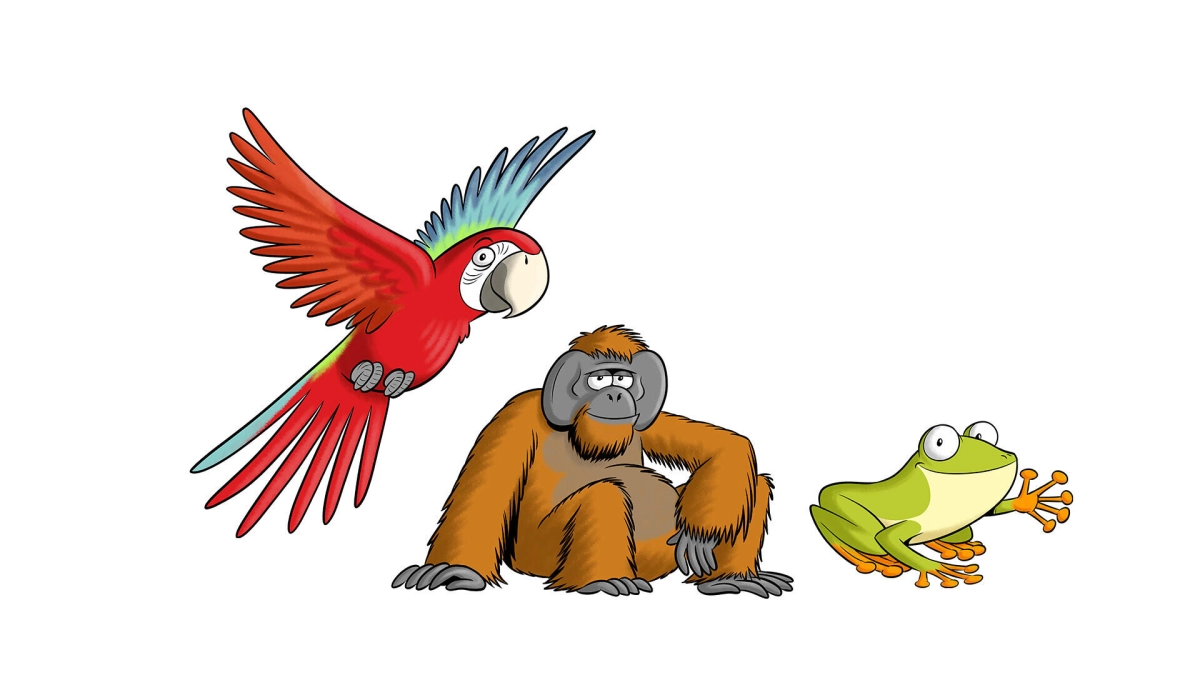 Wildlife striptekenen